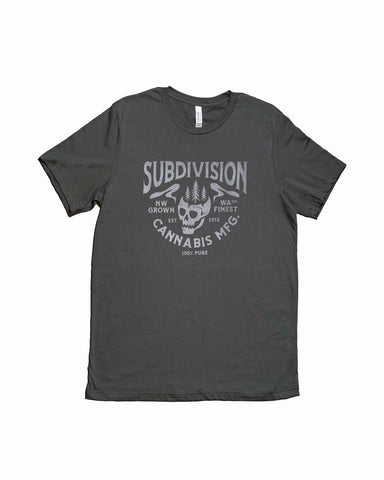 Subdivision Skull T-shirt - Olive