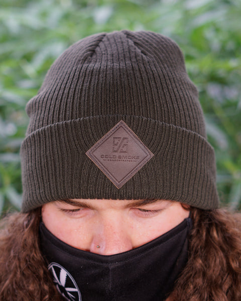 Cold Smoke Olive Beanie