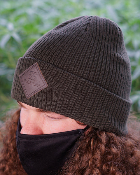 Cold Smoke Olive Beanie