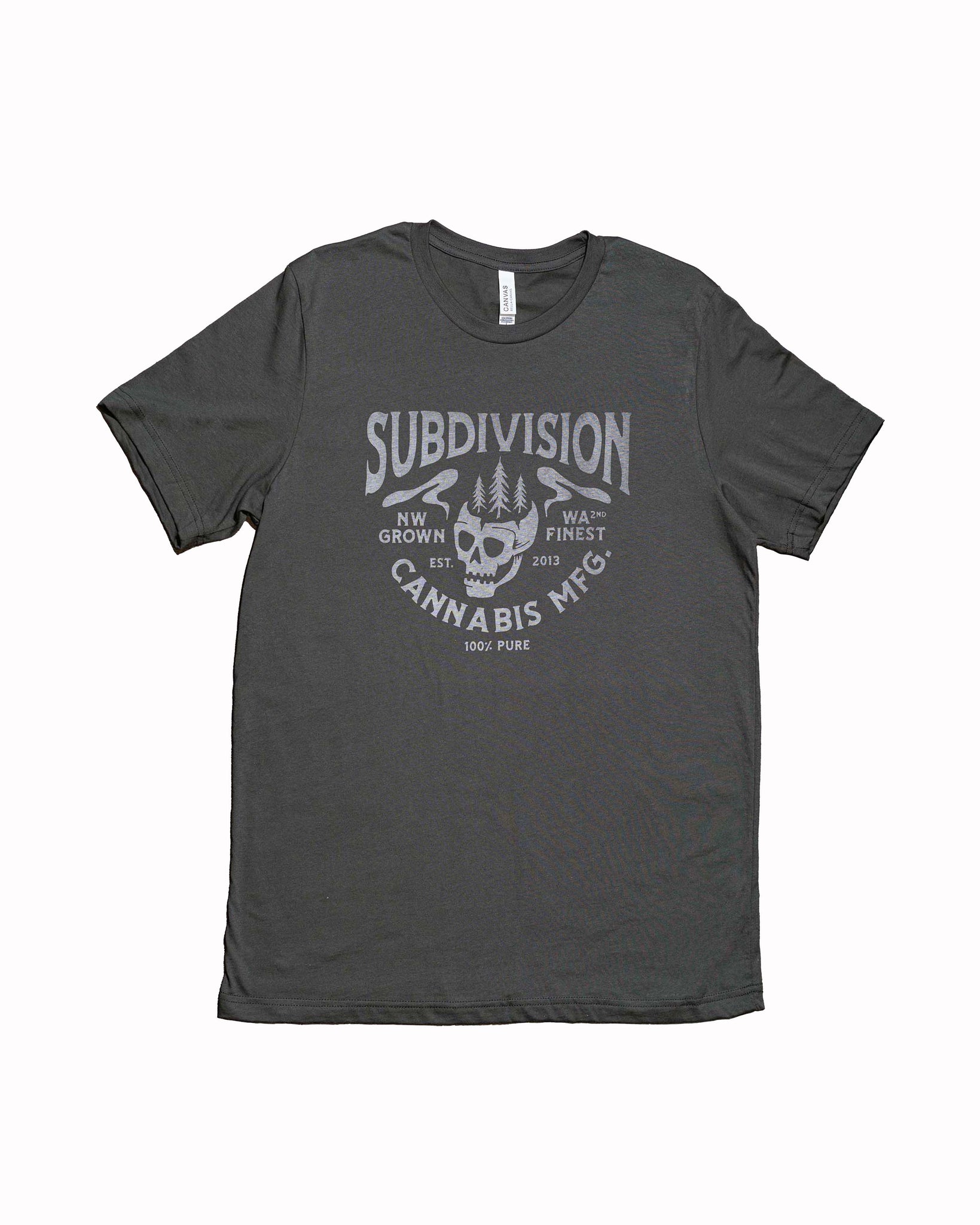 Subdivision Skull T-shirt - Olive