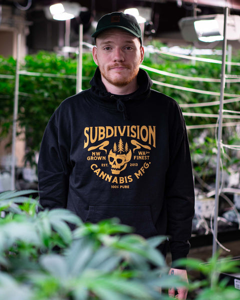 Subdivision Skull Hoodie - Black